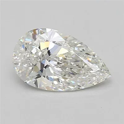 1.51ct F VVS2 Rare Carat Ideal Cut Pear Lab Grown Diamond