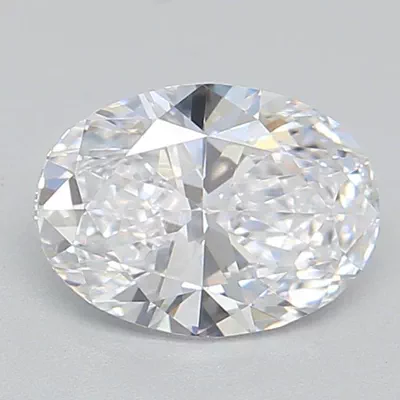 0.78ct D IF Rare Carat Ideal Cut Oval Lab Grown Diamond