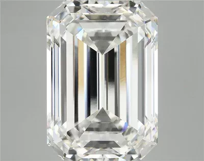 15.27ct G VVS2 Rare Carat Ideal Cut Emerald Lab Grown Diamond