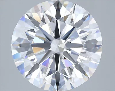 5.32ct D FL Rare Carat Ideal Cut Round Diamond