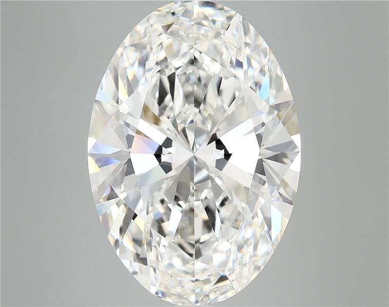 10.18ct F VVS2 Rare Carat Ideal Cut Oval Lab Grown Diamond