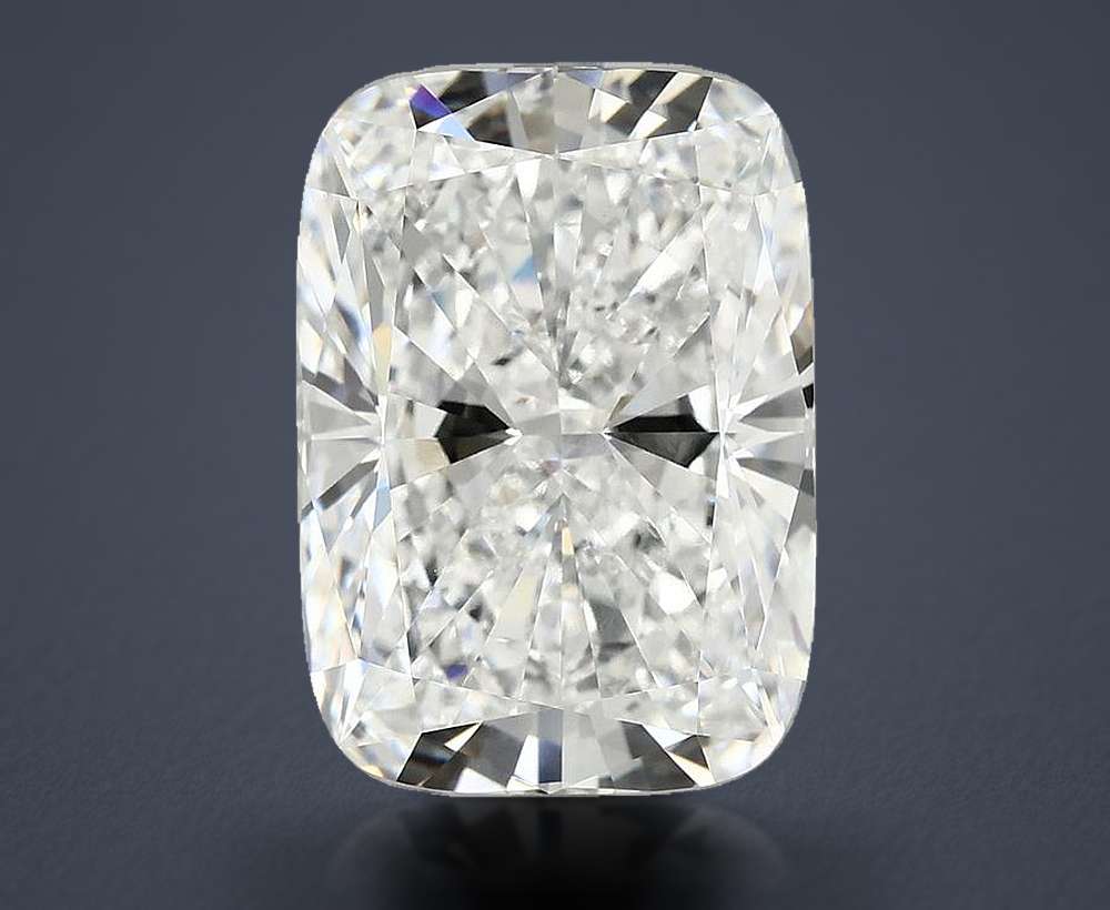 9.04ct E VVS2 Rare Carat Ideal Cut Cushion Lab Grown Diamond