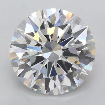 4.06ct F VVS2 Rare Carat Ideal Cut Round Lab Grown Diamond