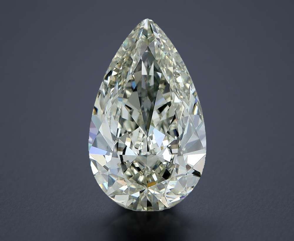 2.99ct J VVS2 Very Good Cut Pear Diamond