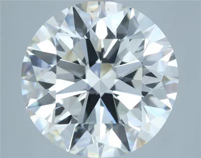 4.67ct H VS2 Rare Carat Ideal Cut Round Diamond