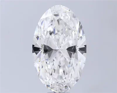 15.09ct E VVS2 Rare Carat Ideal Cut Oval Lab Grown Diamond