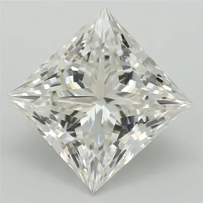2.86ct F VS1 Rare Carat Ideal Cut Princess Lab Grown Diamond