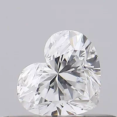 0.28ct F SI1 Rare Carat Ideal Cut Heart Diamond