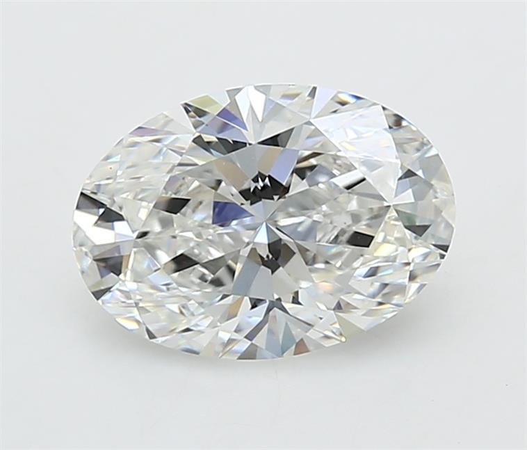 2.54ct F VVS1 Rare Carat Ideal Cut Oval Lab Grown Diamond