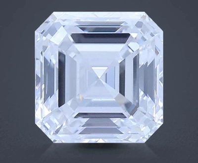 1.20ct D VS2 Rare Carat Ideal Cut Asscher Lab Grown Diamond