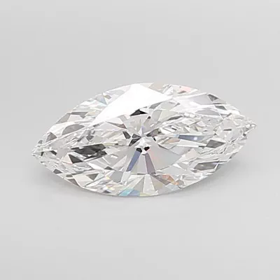4.05ct E VVS2 Rare Carat Ideal Cut Marquise Lab Grown Diamond