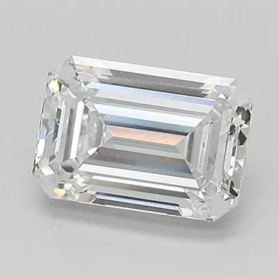 1.32ct E VVS2 Rare Carat Ideal Cut Emerald Lab Grown Diamond