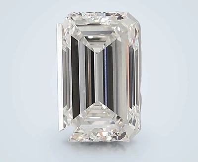 4.07ct F VS1 Rare Carat Ideal Cut Emerald Lab Grown Diamond