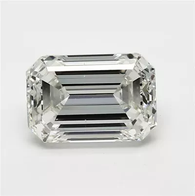 2.01ct J SI1 Excellent Cut Emerald Diamond