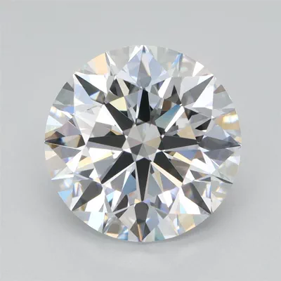 3.14ct D VS1 Rare Carat Ideal Cut Round Lab Grown Diamond