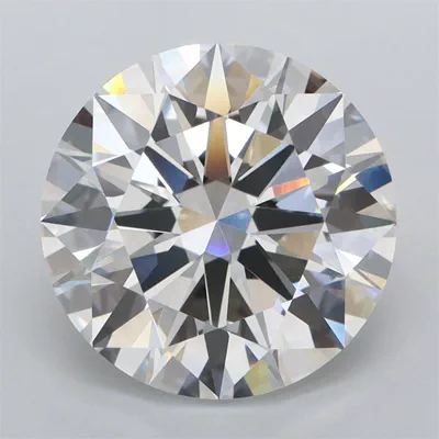 4.87ct F VVS2 Rare Carat Ideal Cut Round Lab Grown Diamond