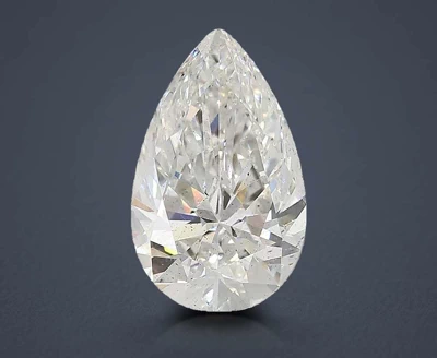 2.88ct E SI1 Rare Carat Ideal Cut Pear Lab Grown Diamond