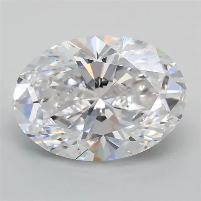 2.58ct D VVS2 Rare Carat Ideal Cut Oval Lab Grown Diamond