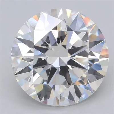 4.03ct F VVS2 Rare Carat Ideal Cut Round Lab Grown Diamond