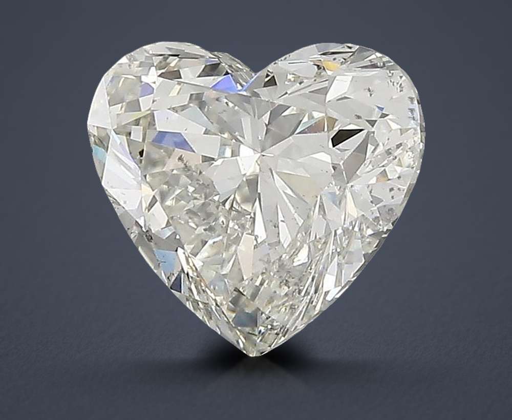 1.61ct J SI1 Rare Carat Ideal Cut Heart Diamond