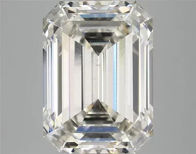 5.02ct H VS2 Rare Carat Ideal Cut Emerald Lab Grown Diamond