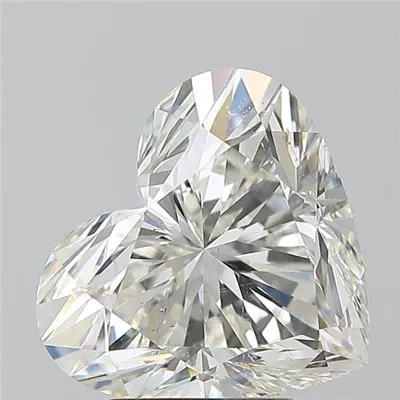 3.50ct H SI1 Rare Carat Ideal Cut Heart Diamond