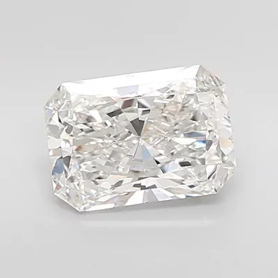 4.04ct F VVS2 Rare Carat Ideal Cut Radiant Lab Grown Diamond