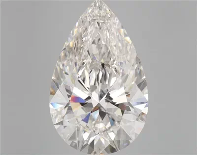 10.07ct F VS1 Rare Carat Ideal Cut Pear Lab Grown Diamond