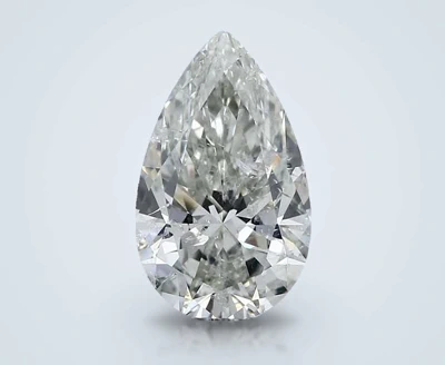 3.03ct K SI2 Rare Carat Ideal Cut Pear Diamond