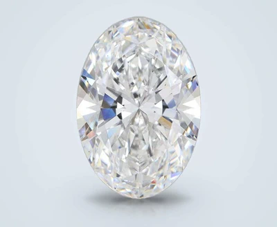 11.46ct F SI1 Rare Carat Ideal Cut Oval Lab Grown Diamond