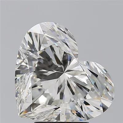 5.01ct I SI1 Rare Carat Ideal Cut Heart Diamond