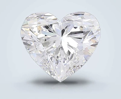7.08ct F VS1 Rare Carat Ideal Cut Heart Lab Grown Diamond