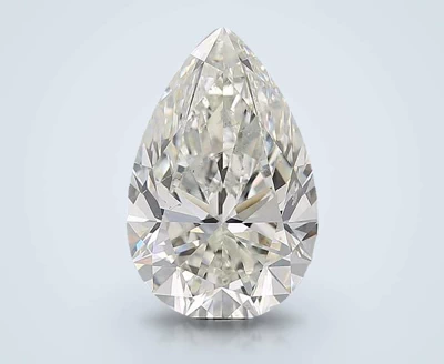 5.08ct H SI1 Rare Carat Ideal Cut Pear Diamond
