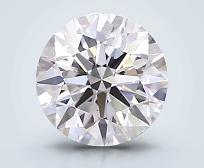 1.09ct F VS2 Rare Carat Ideal Cut Round Lab Grown Diamond