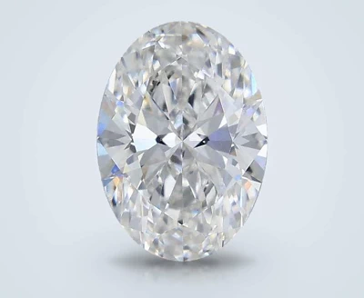0.91ct F VS1 Rare Carat Ideal Cut Oval Lab Grown Diamond