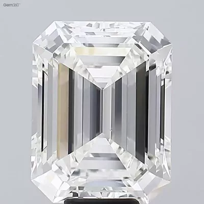 9.21ct J VS1 Rare Carat Ideal Cut Emerald Diamond