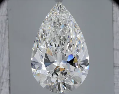 20.43ct F VVS2 Excellent Cut Pear Lab Grown Diamond