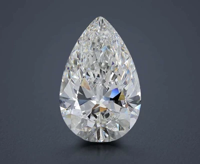 20.43ct F VVS2 Rare Carat Ideal Cut Pear Lab Grown Diamond