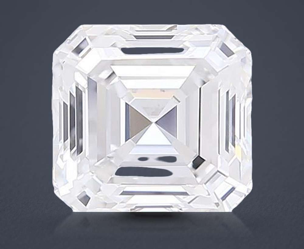 2.72ct E VVS2 Rare Carat Ideal Cut Asscher Lab Grown Diamond