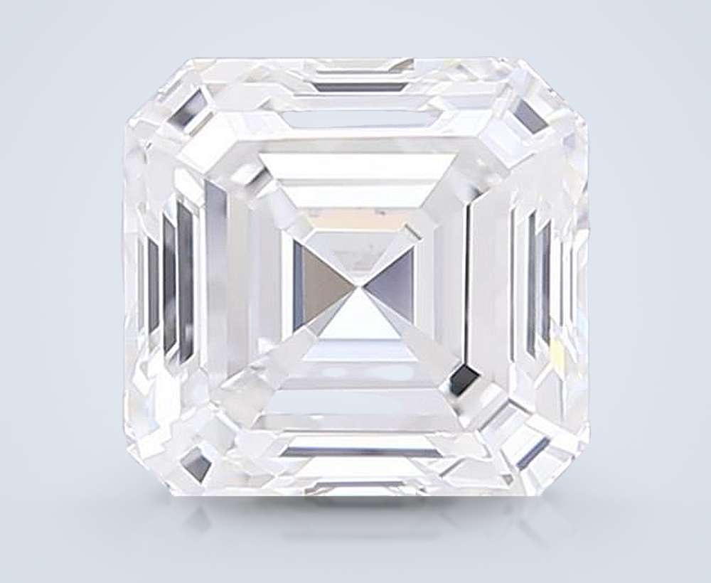 2.72ct E VVS2 Rare Carat Ideal Cut Asscher Lab Grown Diamond