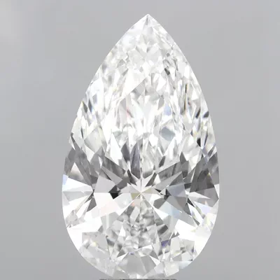 10.09ct F VVS2 Rare Carat Ideal Cut Pear Lab Grown Diamond