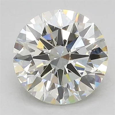 2.54ct J VS1 Excellent Cut Round Lab Grown Diamond