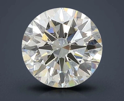 2.54ct J VS1 Excellent Cut Round Lab Grown Diamond