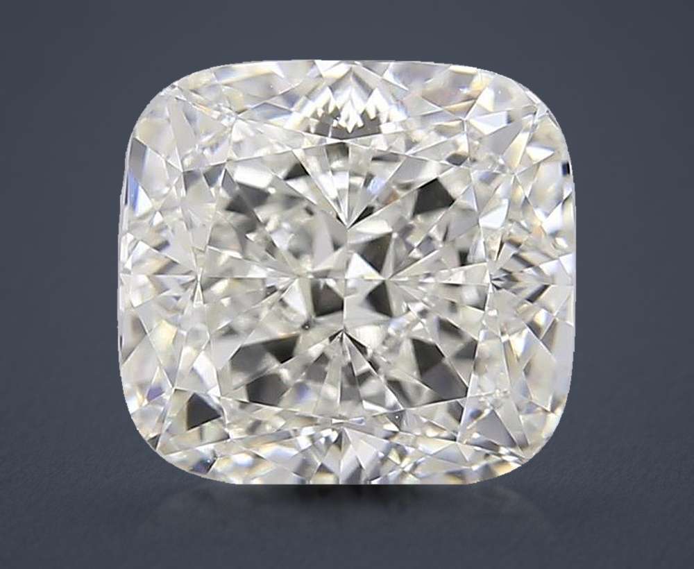 2.54ct F VS1 Rare Carat Ideal Cut Cushion Lab Grown Diamond