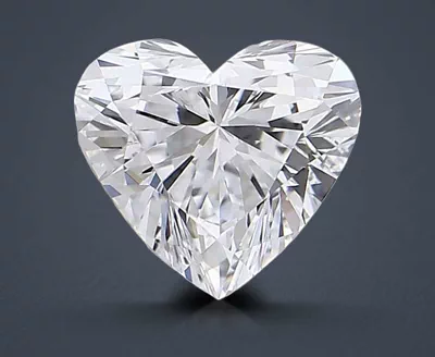 1.03ct E VVS1 Rare Carat Ideal Cut Heart Lab Grown Diamond