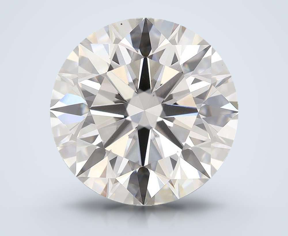7.04ct G VS2 Rare Carat Ideal Cut Round Lab Grown Diamond