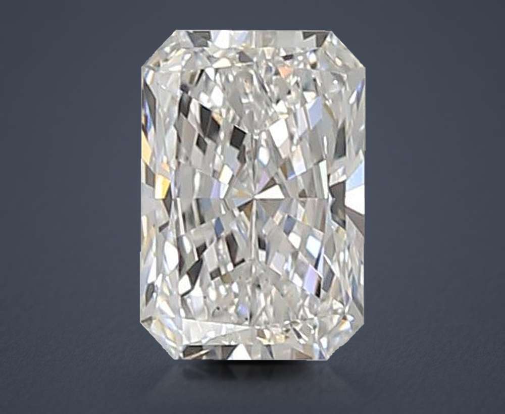 0.97ct E VS2 Rare Carat Ideal Cut Radiant Lab Grown Diamond