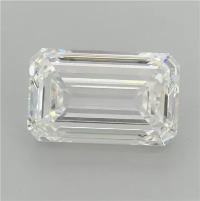 8.02ct F VS1 Excellent Cut Emerald Lab Grown Diamond
