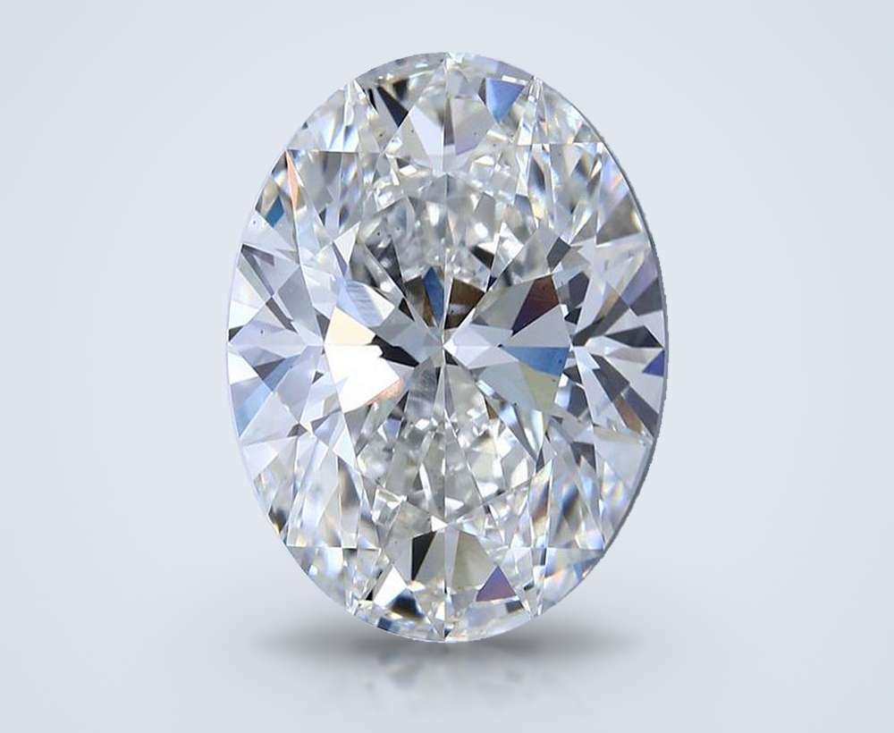 10.35ct G VS1 Rare Carat Ideal Cut Oval Lab Grown Diamond