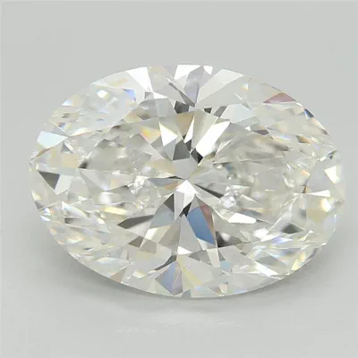 2.55ct F VS1 Rare Carat Ideal Cut Oval Lab Grown Diamond